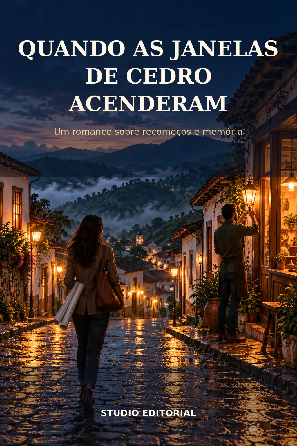 Capa de Quando as Janelas de Cedro Acenderam